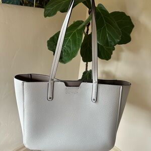 Calvin Klein Light Gray Tote Bag